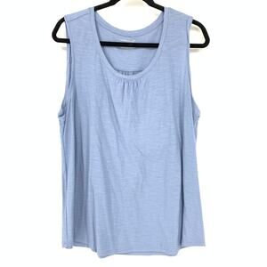 Westbound Tank Top Womens Size Large Scoop Neck Light Blue